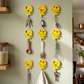 9PCs Emoji Self-Adhesive Wall Hook