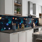 Self Adhesive Universe Galaxy Marble Sheet