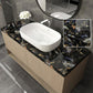 Waterproof Black & Golden Marble Sheet (60cm x 2m)