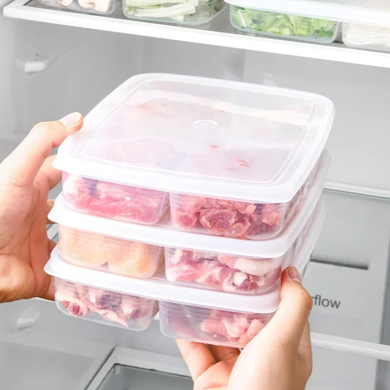 4 Grid Portable Food Storage Box
