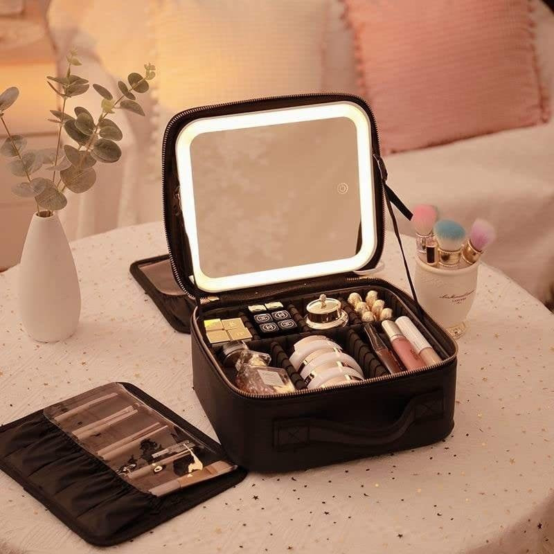 Smart Led Cosmetic Makeup Organizer