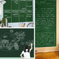 Kids Drawing Dry Erase Greenboard Sticker (45X200CM)