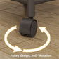 Modern 3-Section Laundry Basket with 360 Rotating Wheels