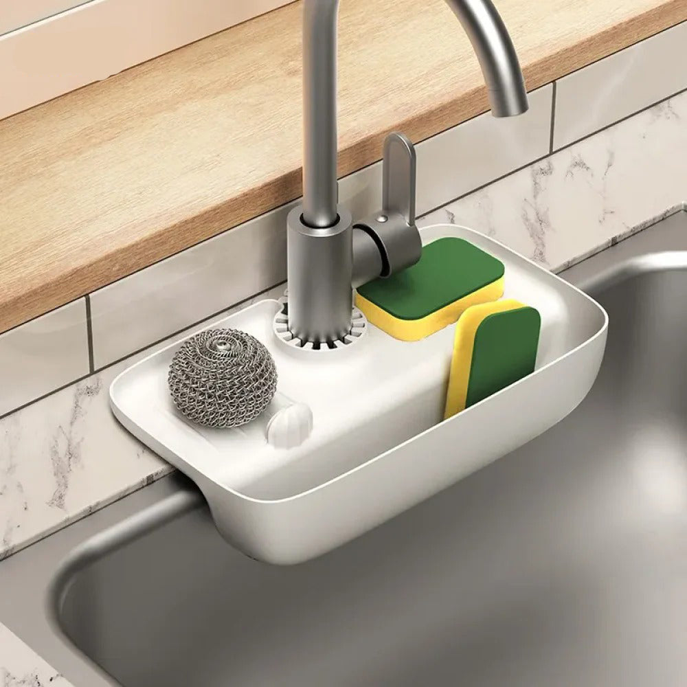 Silicone Sink Drain Rack & Storage Organizer