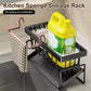 Kitchen Sink Steel Sponge & Brush Holder