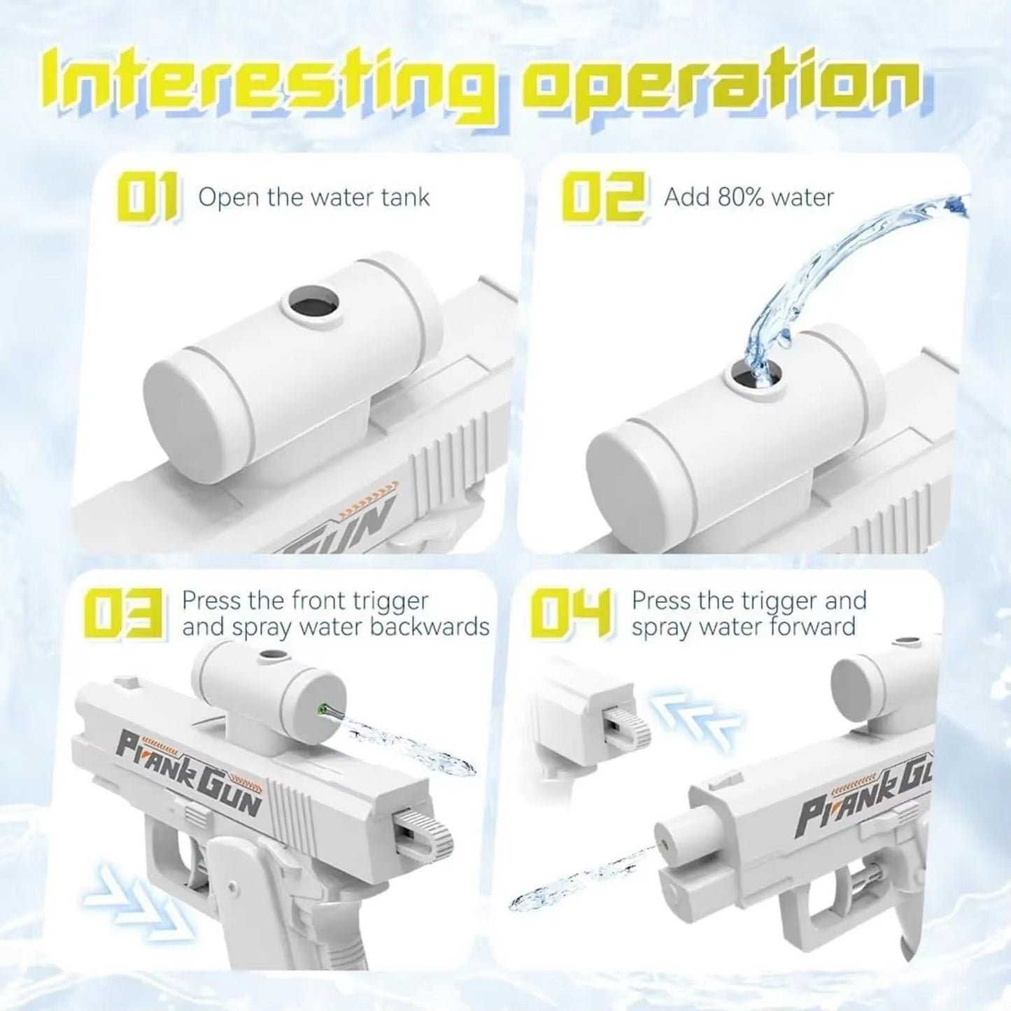 Double-Sided Prank Water Gun