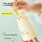 360ml Rabbit Double Wall Glass Water Bottle