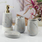4PCs Luxury Cereamic Bathroom Accessories Set