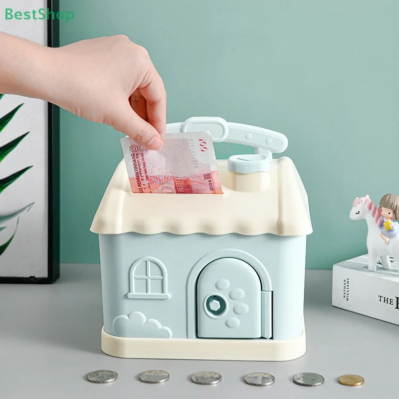 Plastic House Shape Money Saving Box