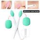 Silicone Blackhead Remover Double Sided Lip Nose Scrubber Brush Tool
