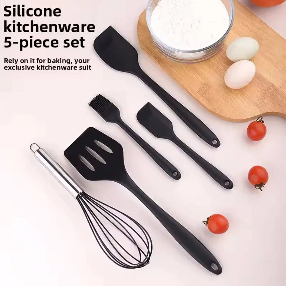5PCS Silicon Cooking Utensil Set