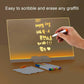 Transparent Acrylic LED Writing Board