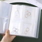 84-Grid Portable Plastic Jewelry Organizer Book