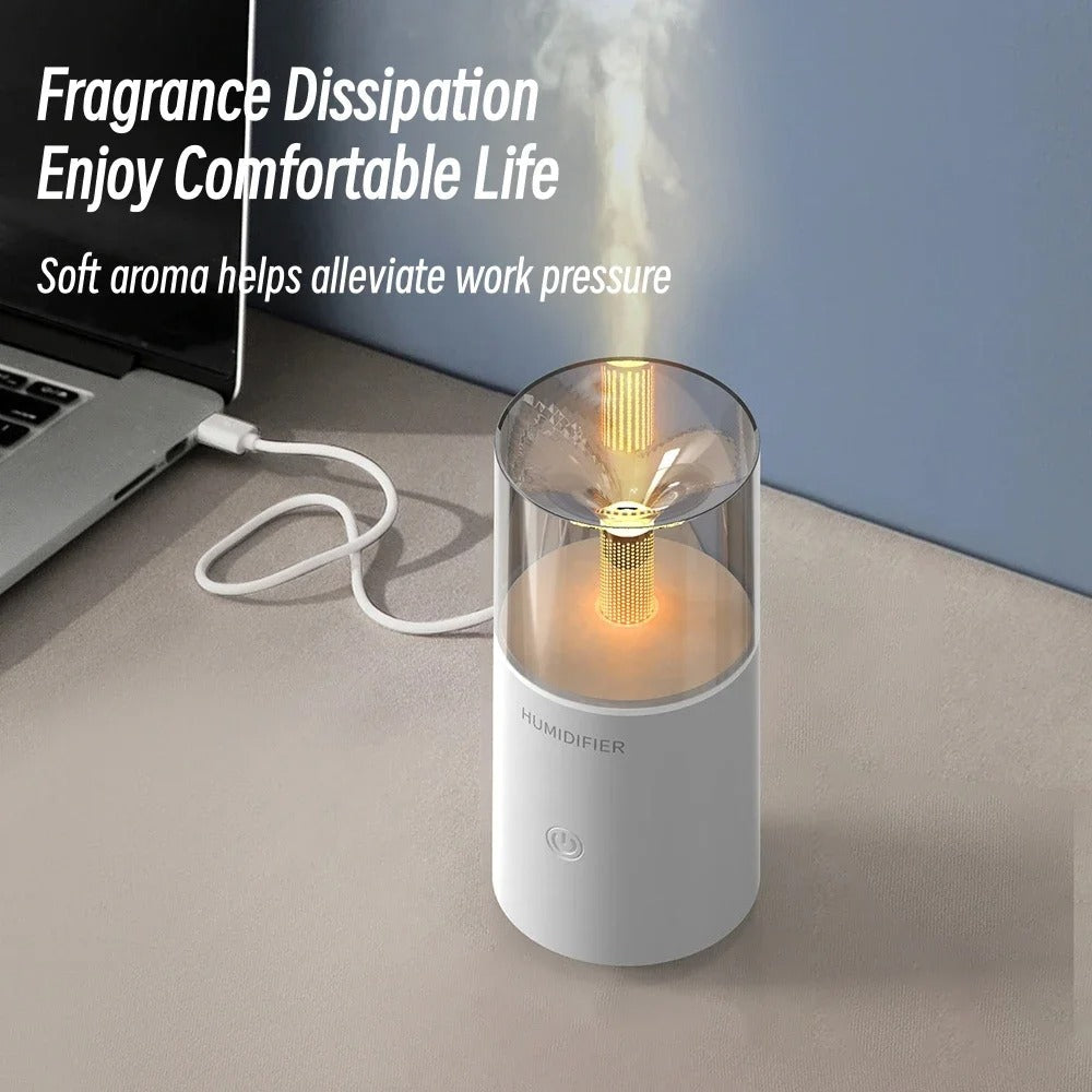 USB Electric Candlelight Aroma Humidifier