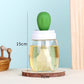 Glass Oil Bottle with Silicone Brush