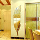 Acrylic Feather Mirror Wall Sticker (37x7 inch)