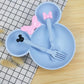 3PCs Wheat Straw Kids Dinner Set