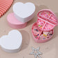 New Heart Shape Jewelry Storage Box.