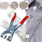 Metal Snap Button Plier Hand Press With 25 Button