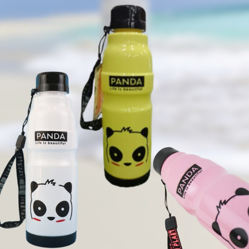 Panda Style Plastic Travel Water Bottle