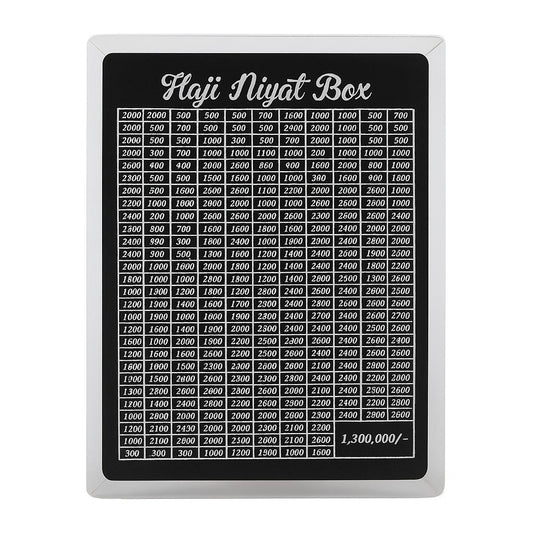 Wooden Hajj Money Box