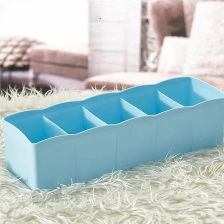 Multipurpose 5 Partition Drawer Organizer