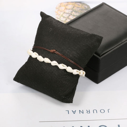 Elegant Double Layer Star Shell Anklet