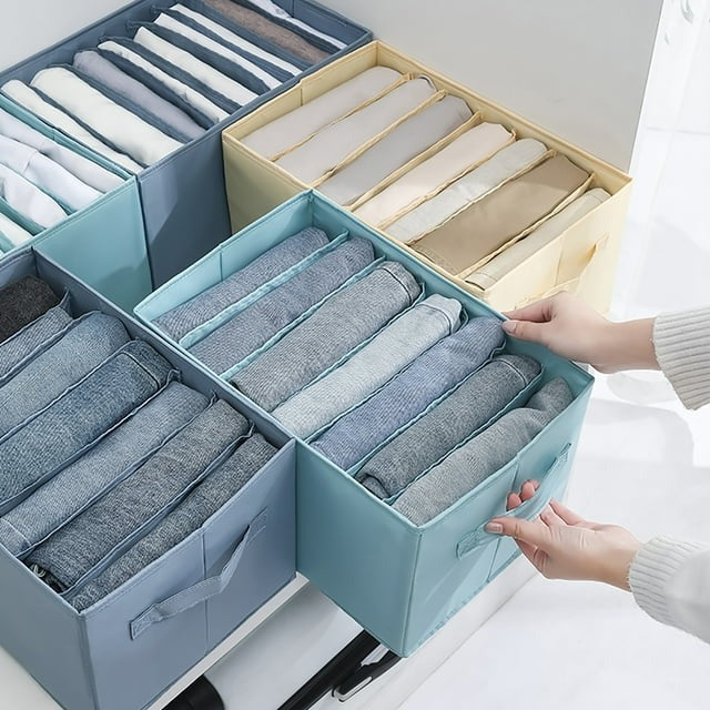 6 Grid Multi-Purpose Cloths Organizer Box