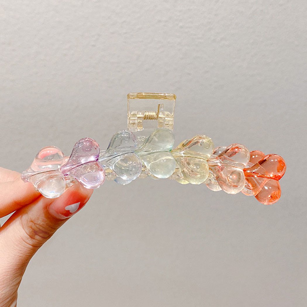 Acrylic Heart Shape Hair Claw