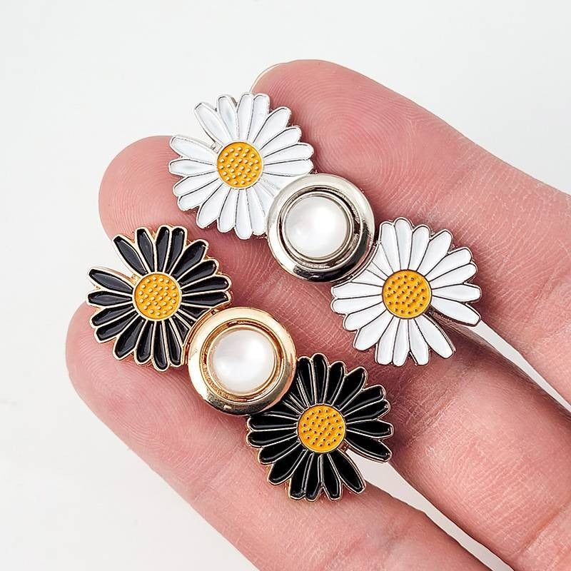 Charming Sunflower Waist Buckle Tightening Button