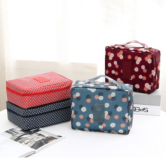 Large Capacity Portable Cosmetic Bag