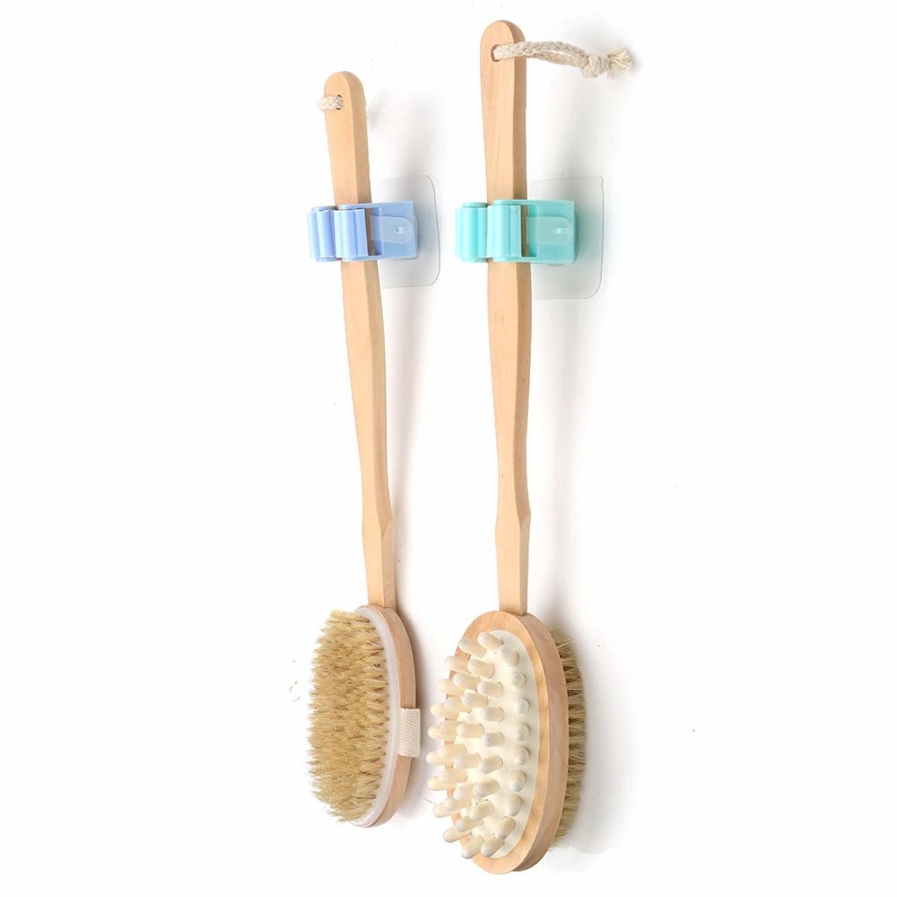 Pack Of 3 - Wall Mounted Mop, Brush & Broom Holder