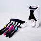 Automatic Hands-Free Wall Mounted Toothpaste Dispenser Squeezer with Detachable 5 Hole Toothbrush Holder