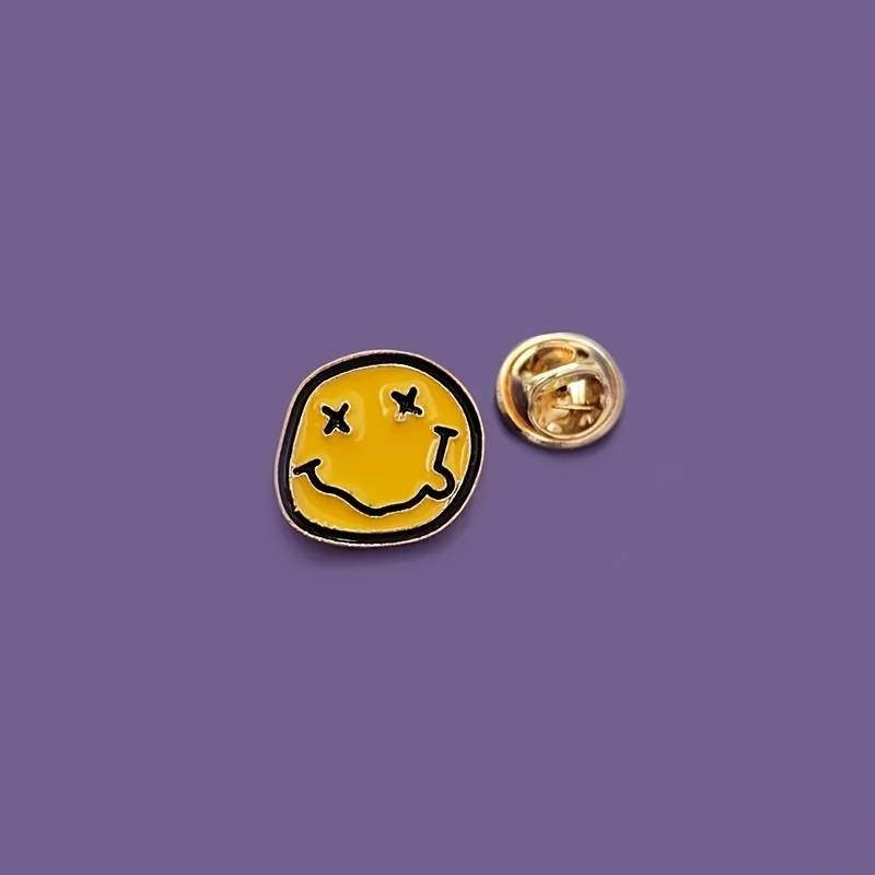 Silly Smiley Face Pin Brooch