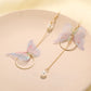 Pearl & Butterfly Wing Earrings