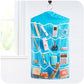 Sweet Candy Color Wardrobe Wall Mounted 16 Grid Storage Bag
