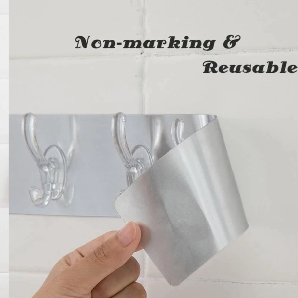 Self Adhesive Wall Mounted Sticky Hooks Strip