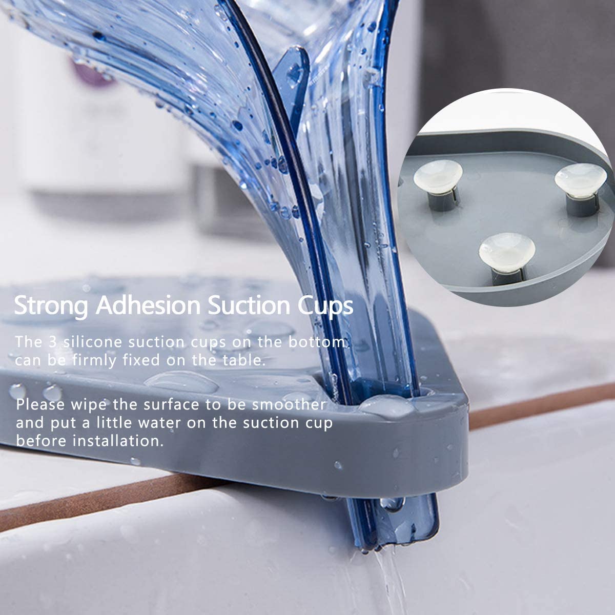 Self Draining leaf Soap holder