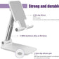 Adjustable Cell Phone Stand, Foldable Portable Phone Holder