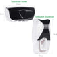 Automatic Hands-Free Wall Mounted Toothpaste Dispenser Squeezer with Detachable 5 Hole Toothbrush Holder