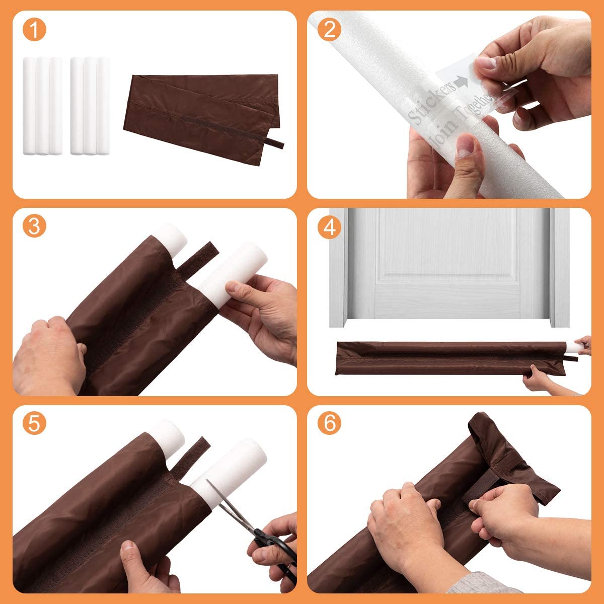 40 Inch Door Dust Stopper Draft & Insect - Air Stopper - Under Bottom Seal