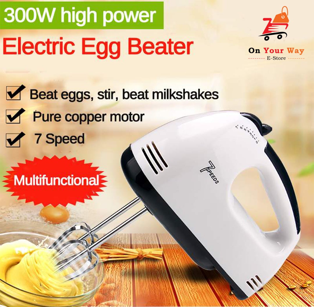 7-Speed Adjustable Cream Mixer Handheld Electric Milker