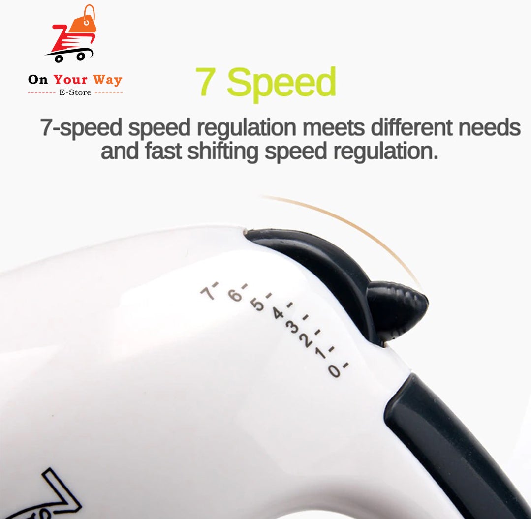 7-Speed Adjustable Cream Mixer Handheld Electric Milker