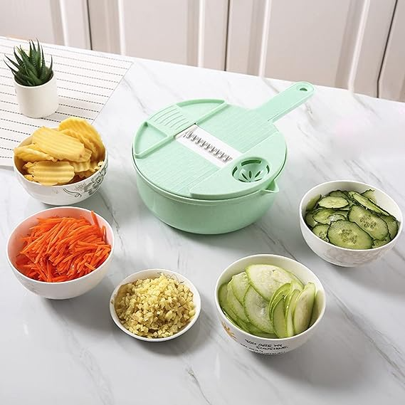 6 in 1 Multi-Function Manual Vegetable Chopper