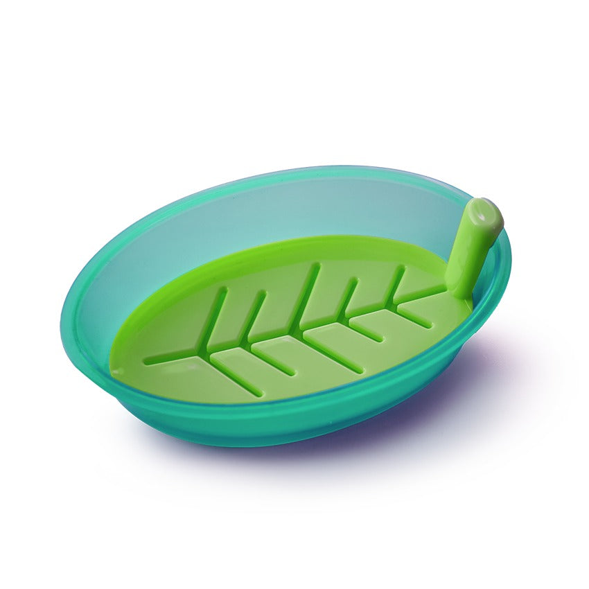 CUTE MINI LEAF SHAPE SOAP BOX