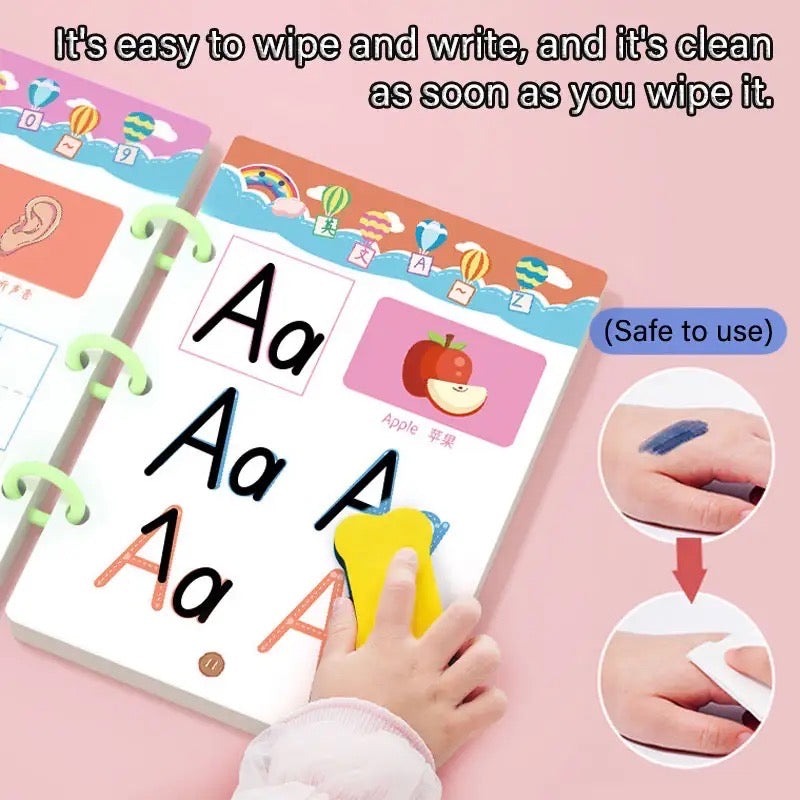 Magical Tracing 64 Pages Reusable Calligraphy Work Book