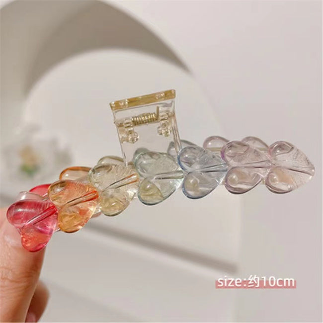 Acrylic Heart Shape Hair Claw