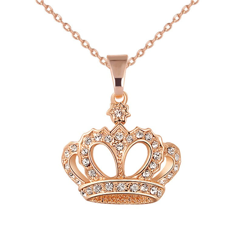 Crown Pendant Necklace