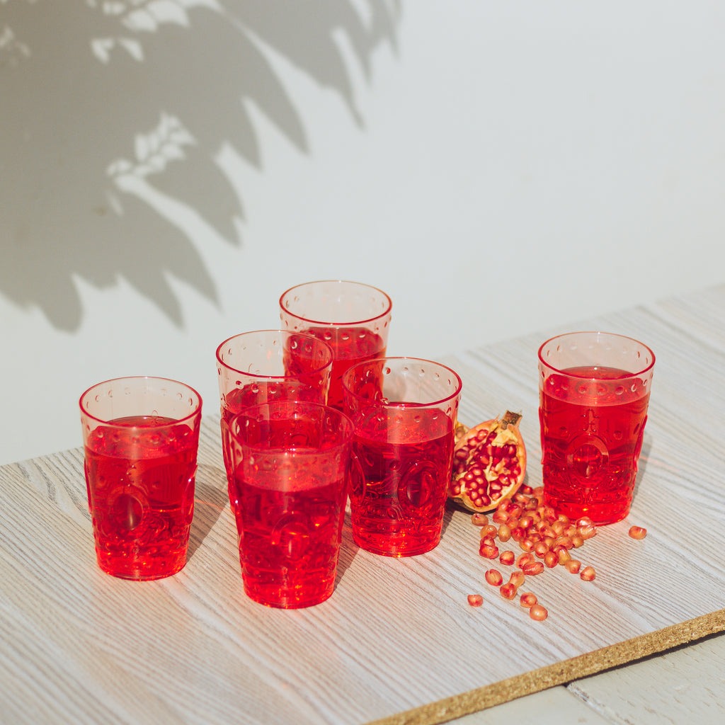 PACK OF 6 LUXURY ACRYLIC WATER GLASS Wholesale City