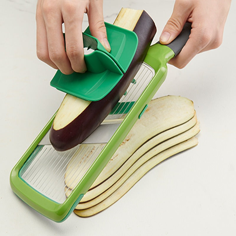 Adjustable Fruit & Vegetable Slicer with Hand Guard